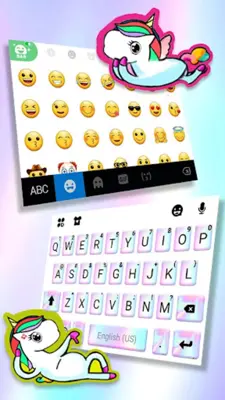 Gradient Laser Keyboard Theme android App screenshot 1